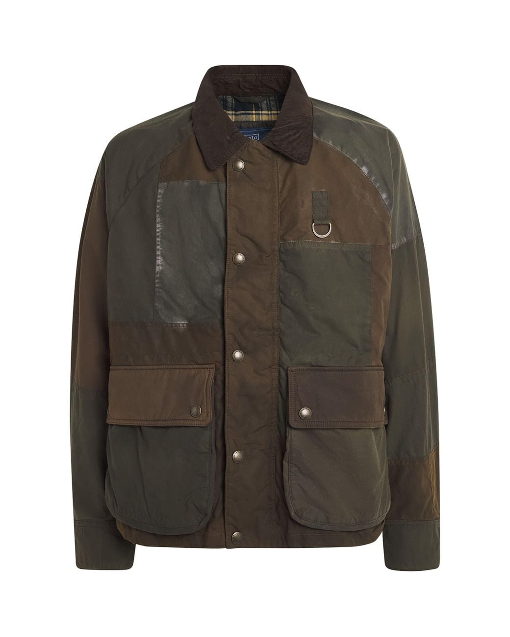 Polo Ralph Lauren Green Cotton Patchwork Oilcloth Jacket for men