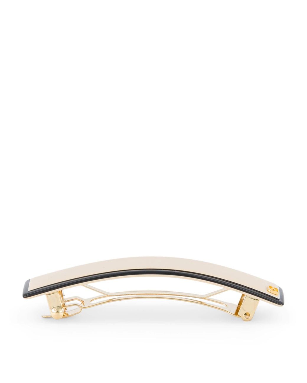 Alexandre De Paris Natural Timeless Saint Honore Slide Hair Clip