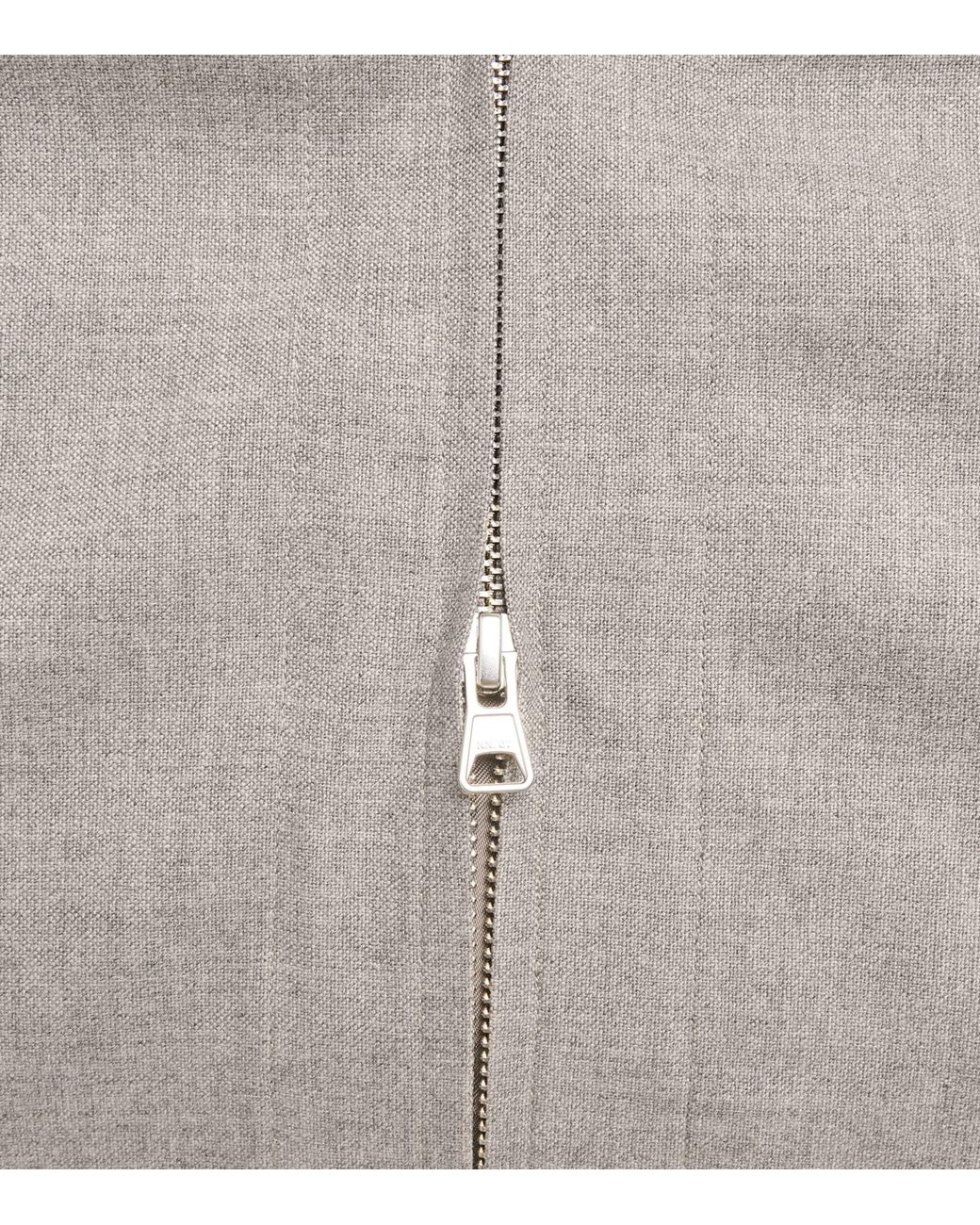 NN07 Gray Petrus Zip-Up Jacket for men