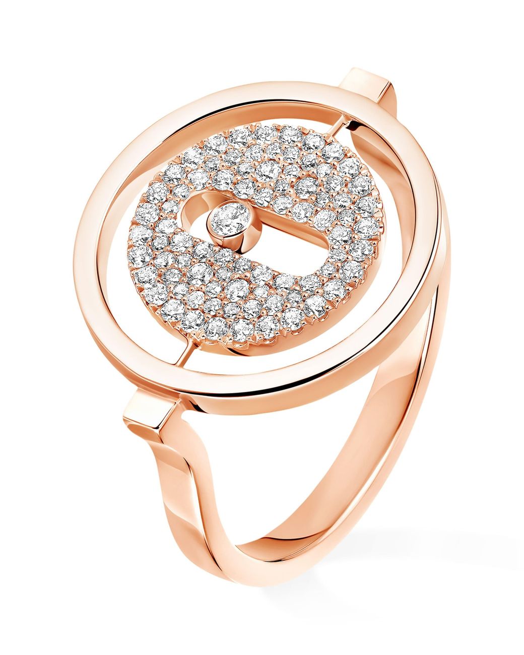 Messika White Lucky Move And Diamond Ring