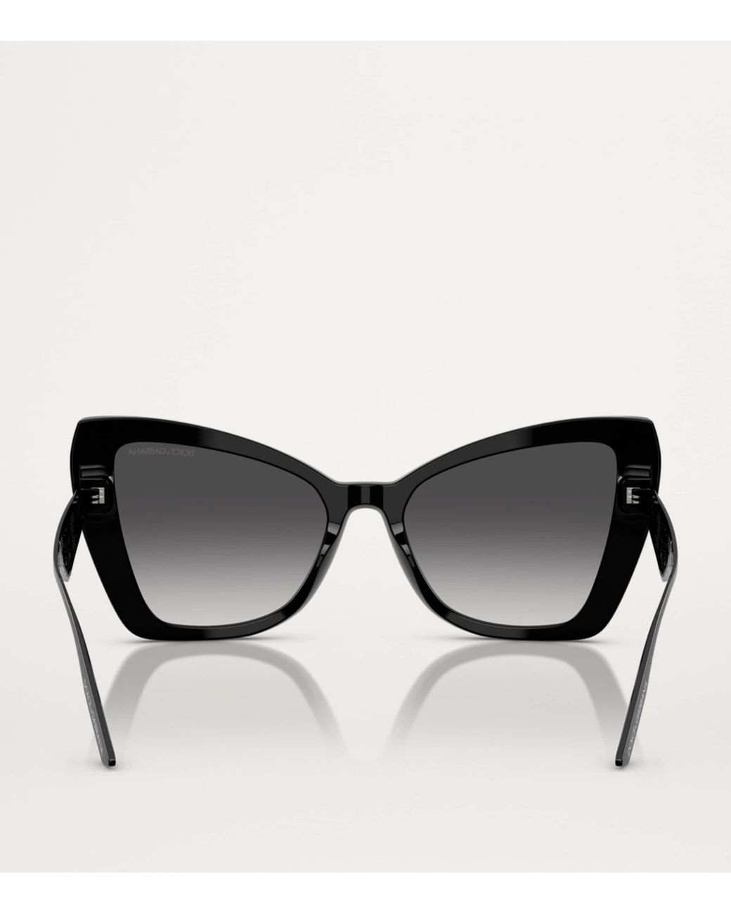 Dolce & Gabbana Black Acetate Gradient Sunglasses