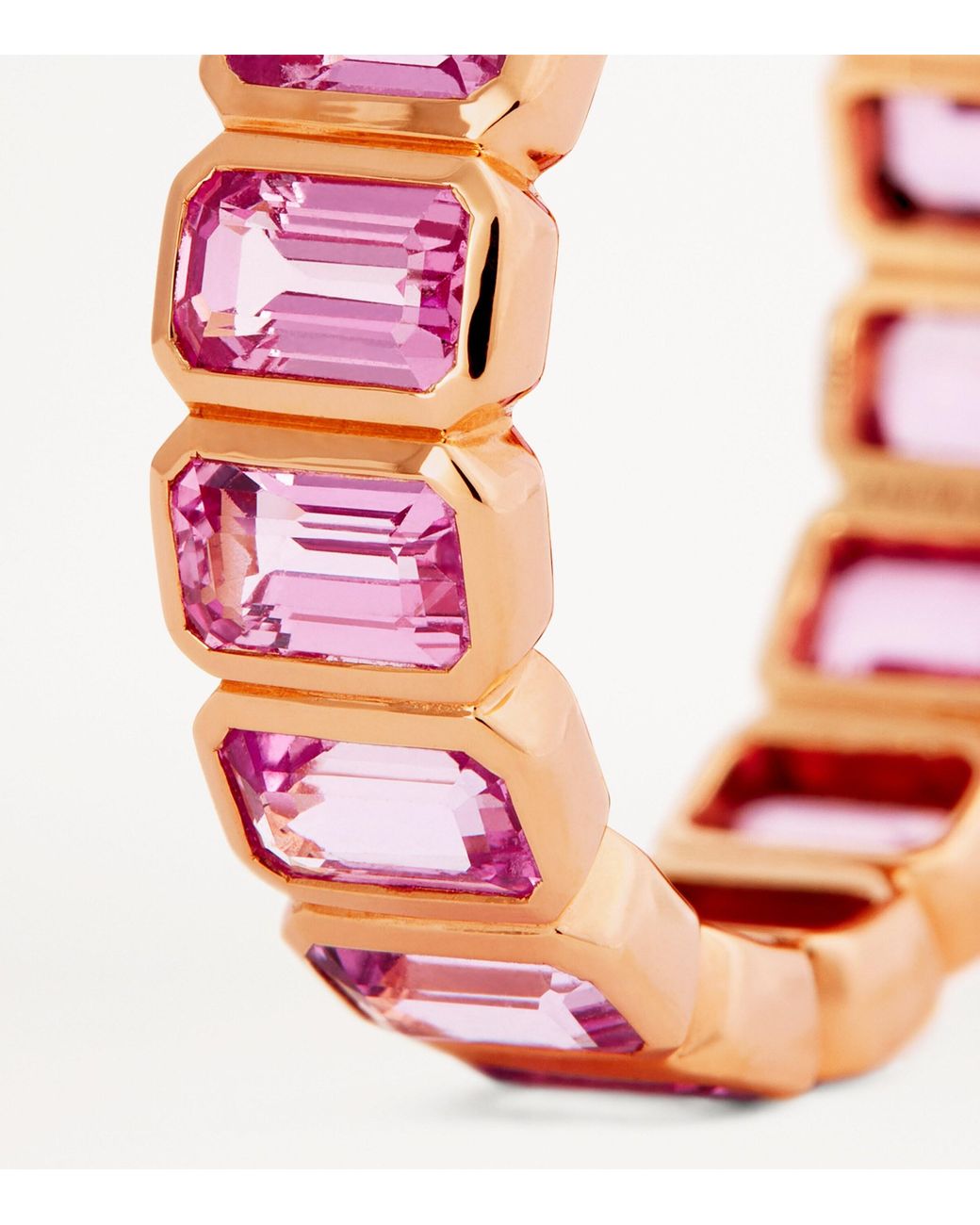 Anita Ko Red And Sapphire Bezel Ring