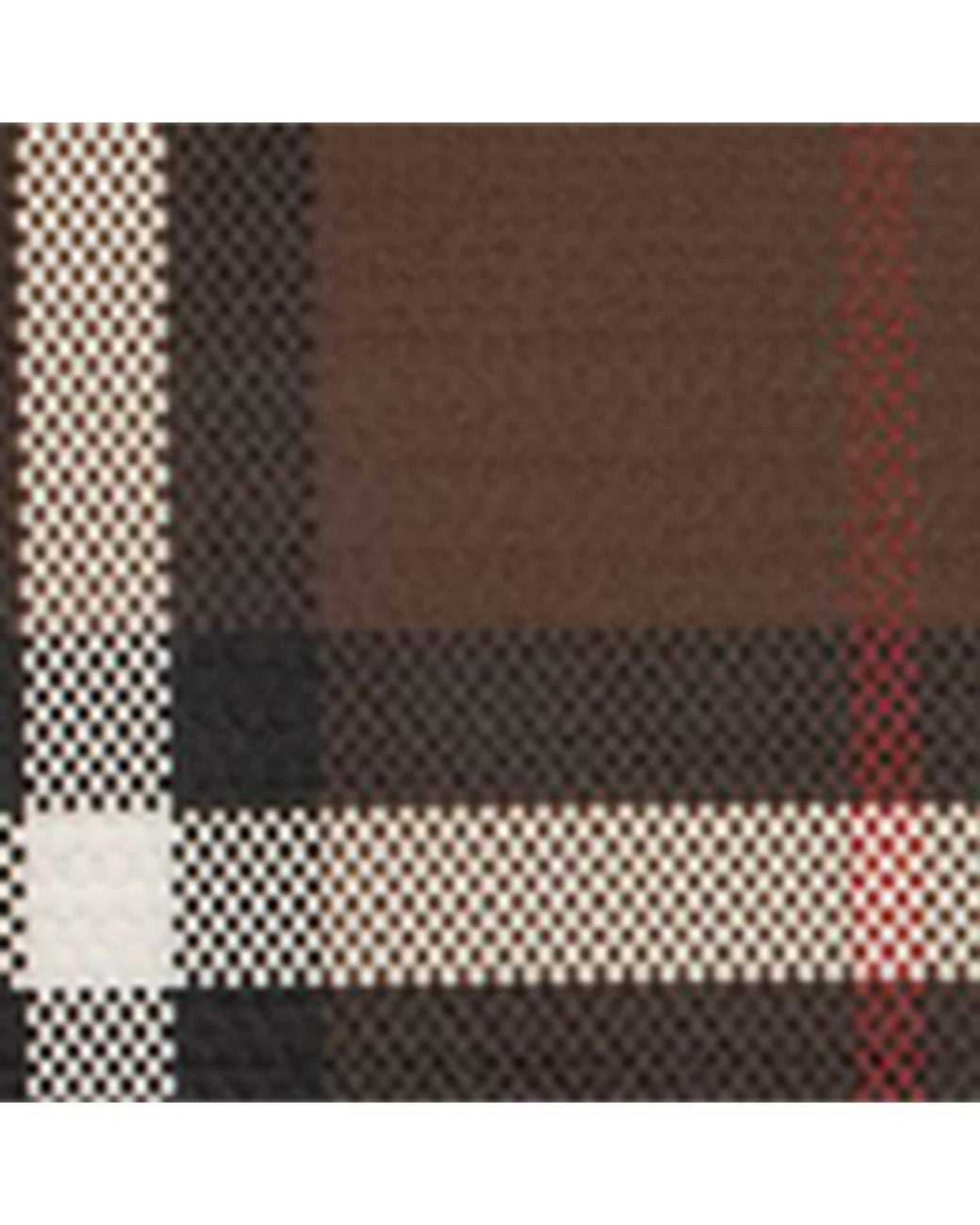 Burberry Brown Medium Check Bowling Bag