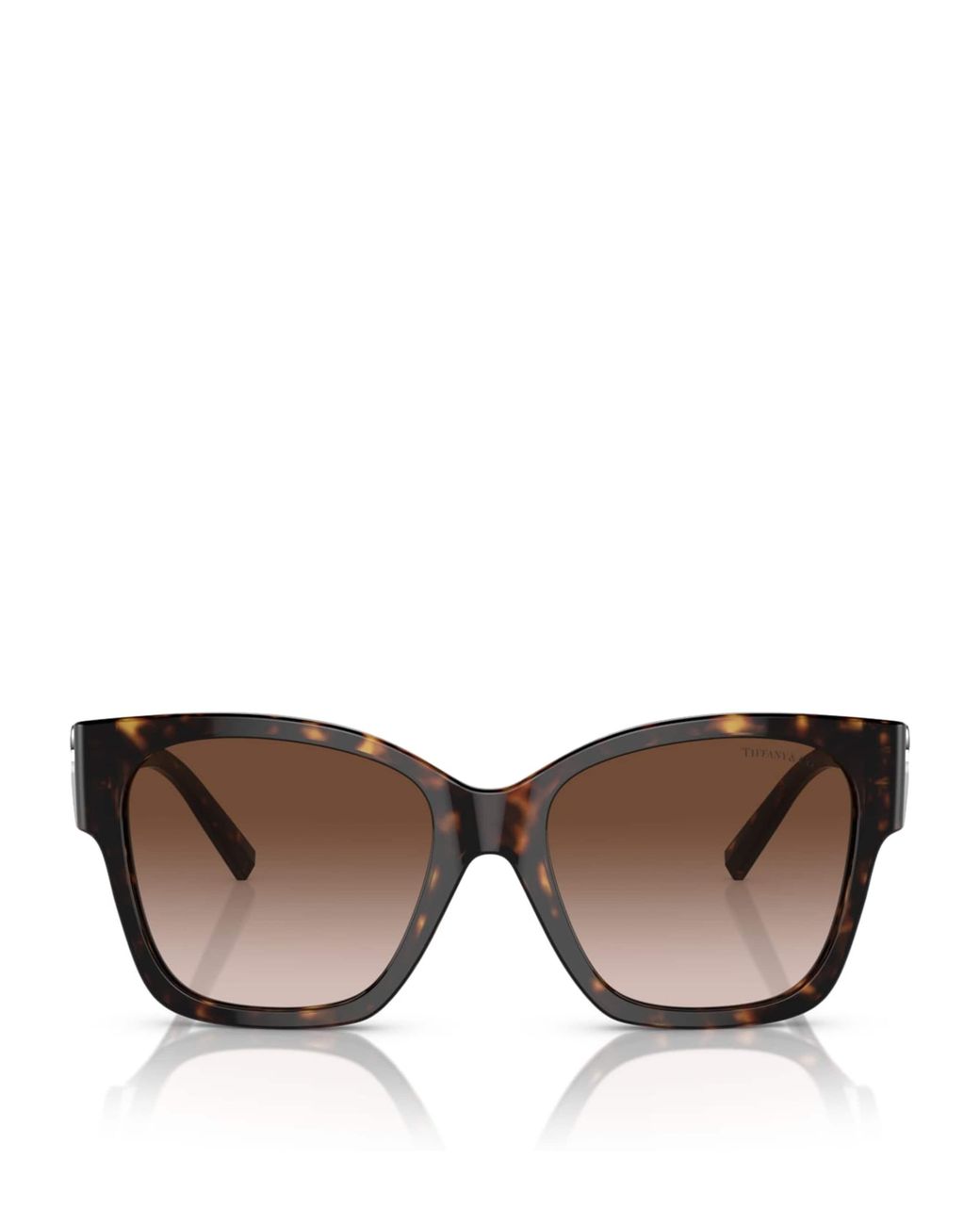 Tiffany & Co Brown Acetate Square Oversized Sunglasses