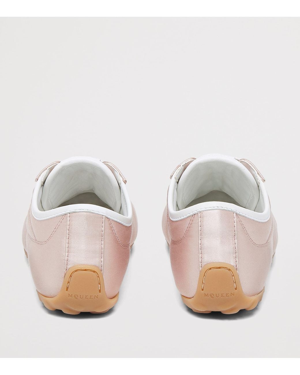 McQueen Pink Satin Boxe Sneakers