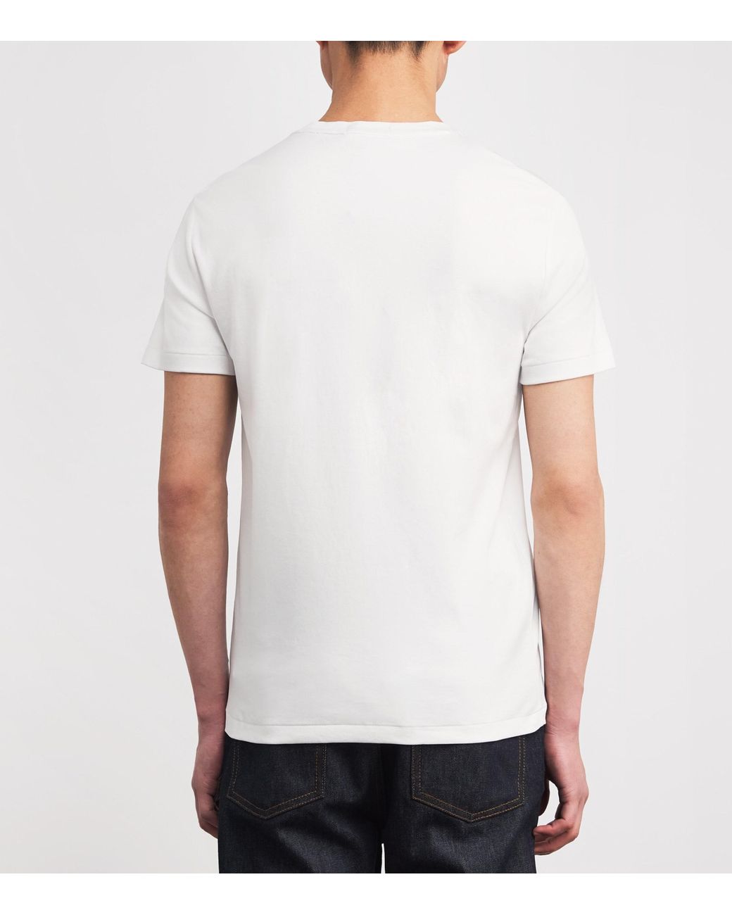Polo Ralph Lauren Pima Cotton Polo Pony T-Shirt in White for Men | Lyst UK