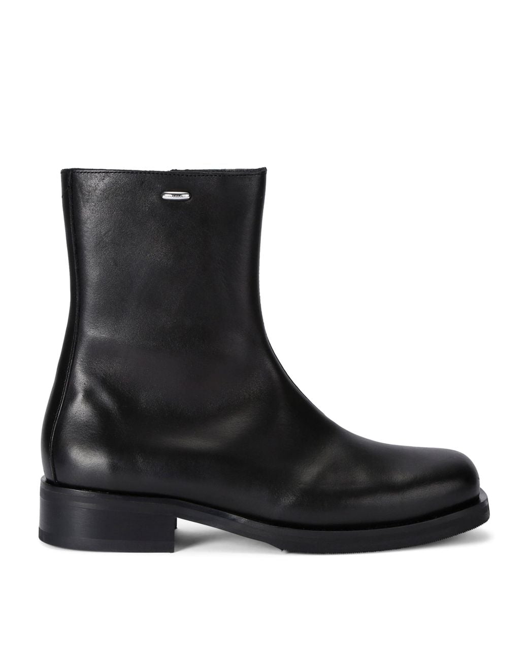 Our Legacy Black Leather Camion Ankle Boots for men