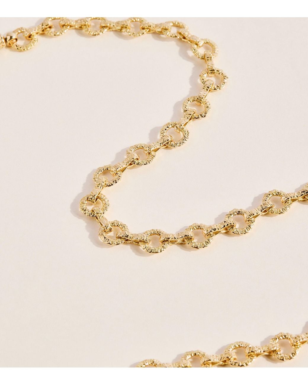 Azlee Natural Textured Chain Necklace