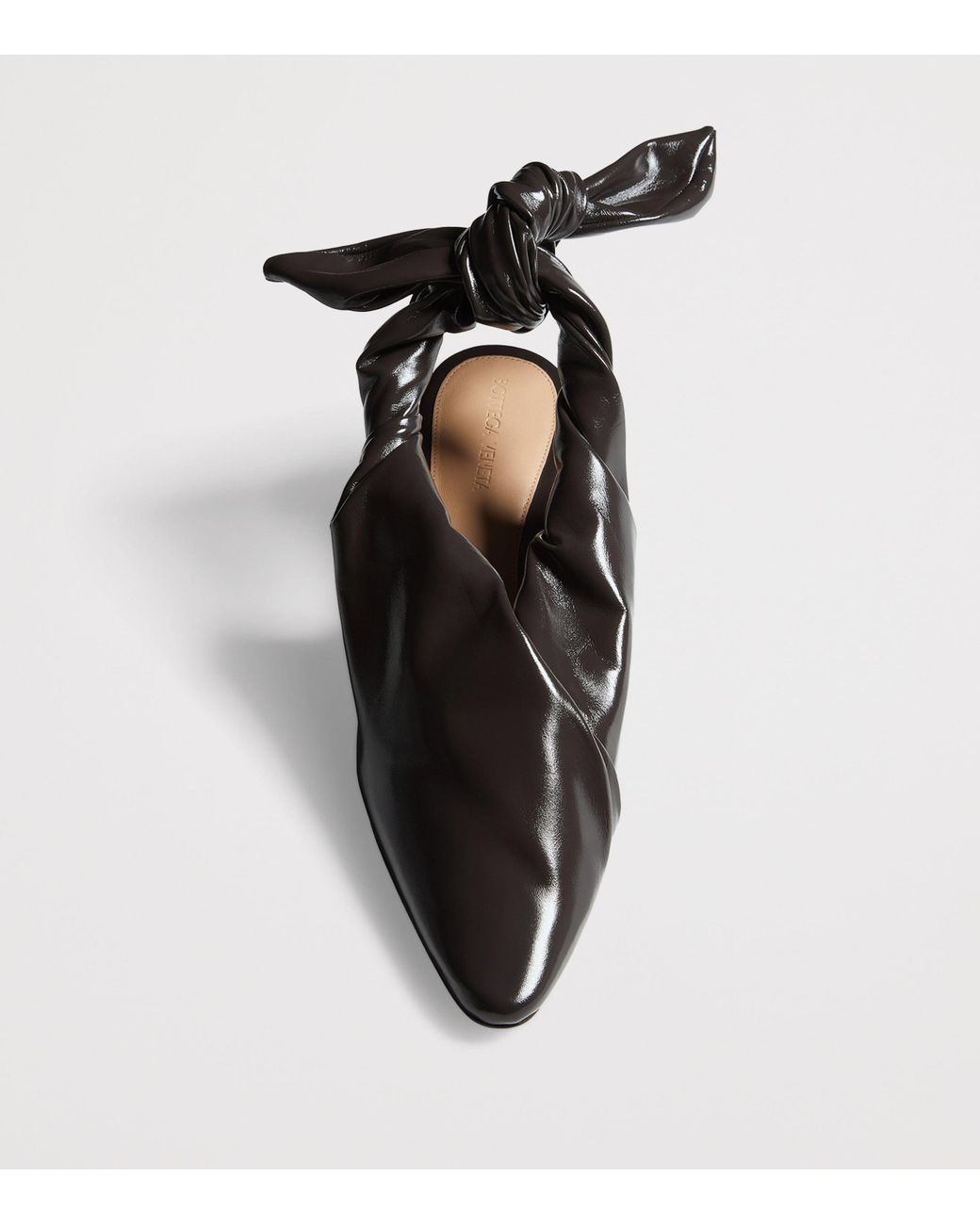 Bottega Veneta Brown Leather Slingback Vesta Pumps 40