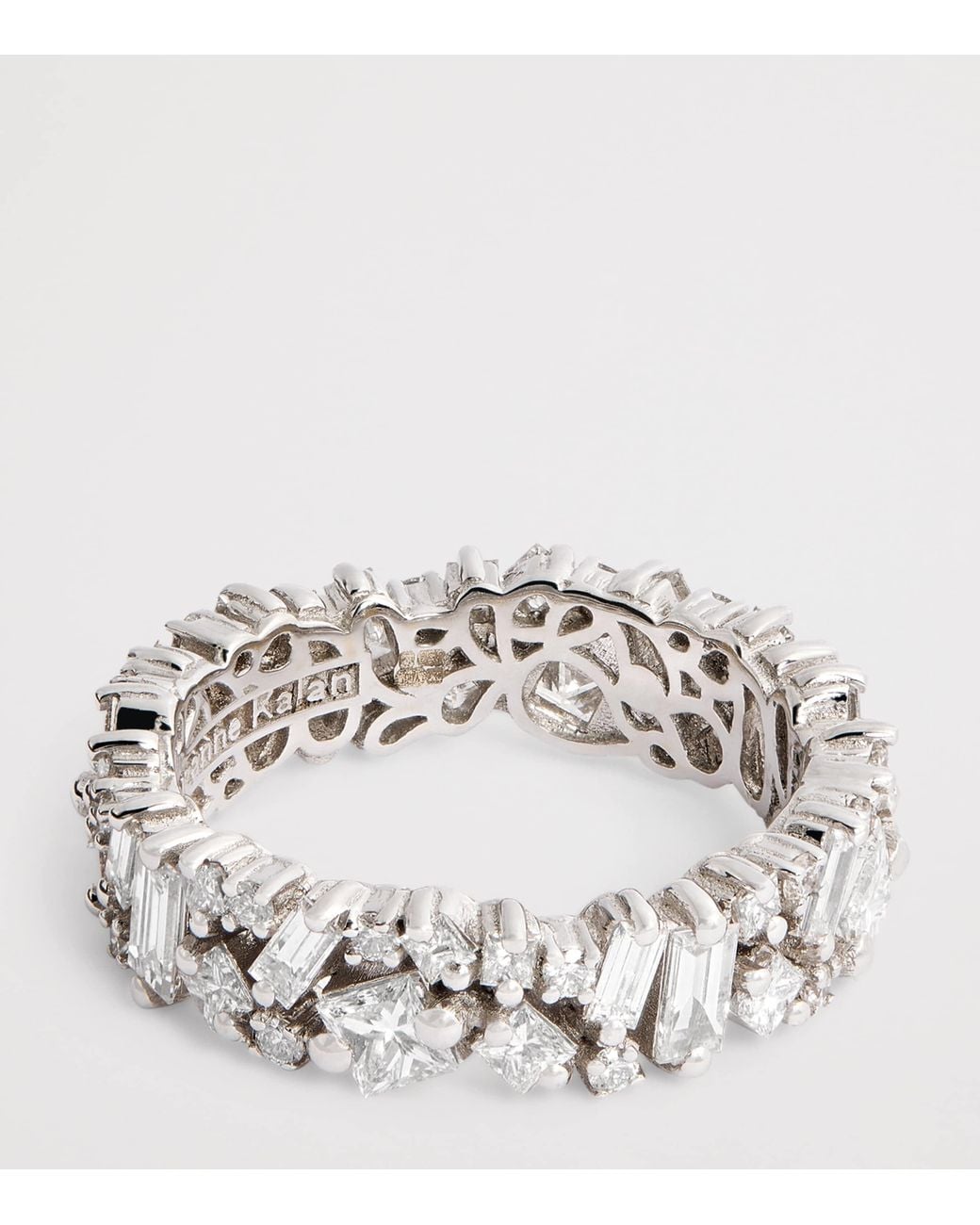 Suzanne Kalan Metallic And Diamond La Fantaisie Eternity Ring