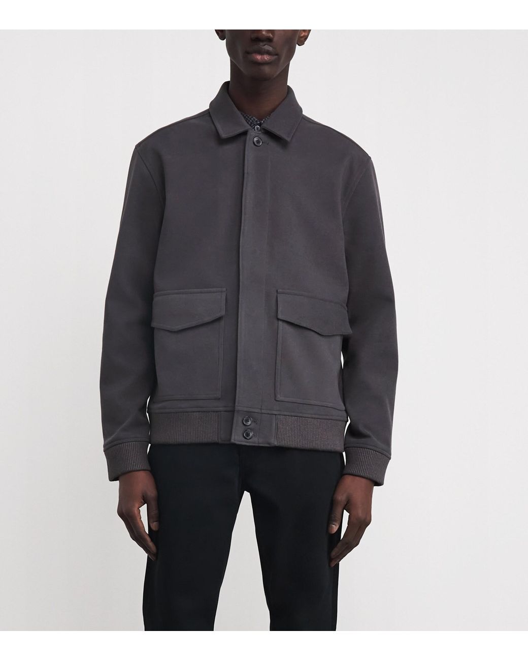 PAIGE Gray Mcfarland Bomber Jacket for men