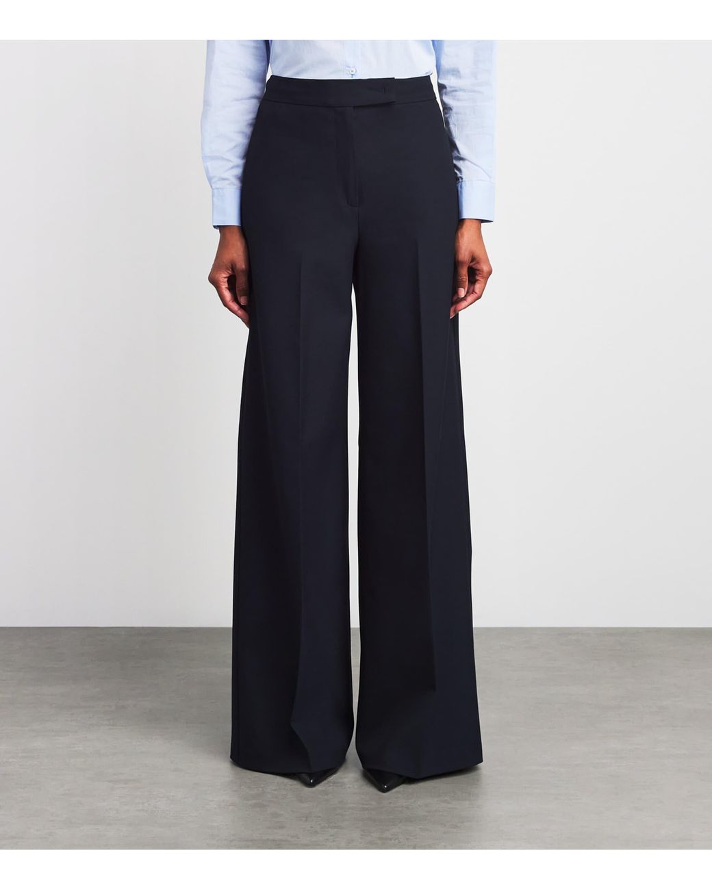 MAX&Co. Blue Wide-Leg Trousers