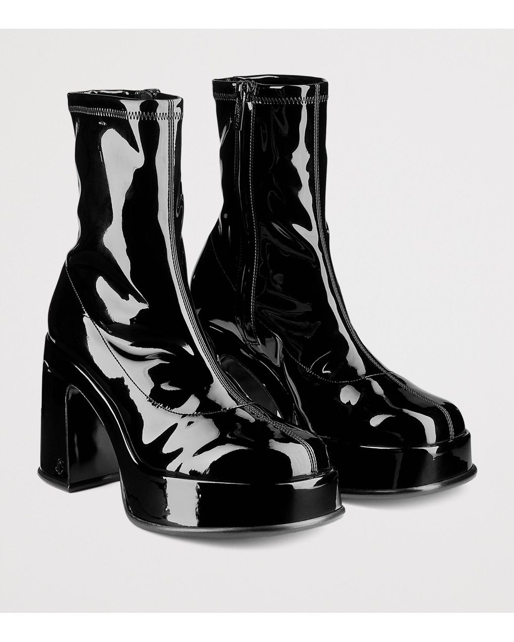 Jimmy Choo Black Hadi 100 Heeled Ankle Boot