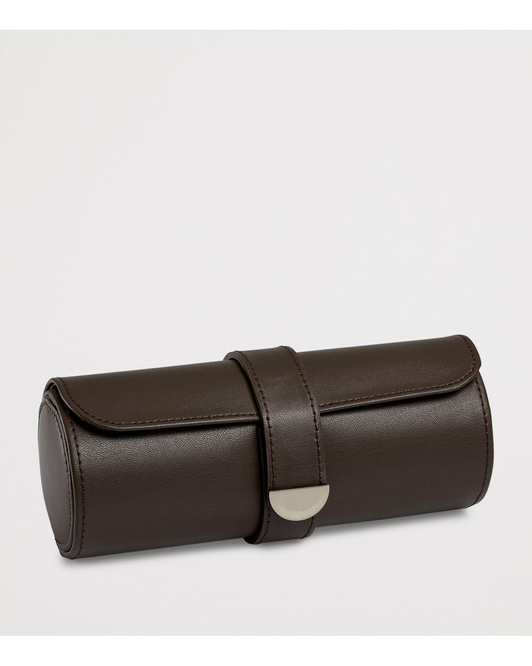 Wolf Brown Vegan Earth Triple Watch Roll