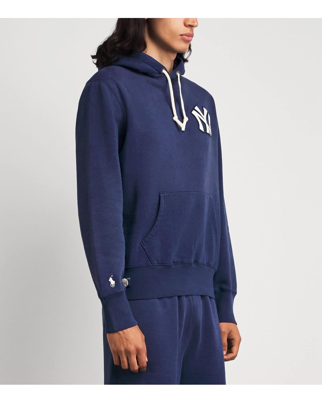 Polo Ralph Lauren Blue Ny Yankees Hoodie for men