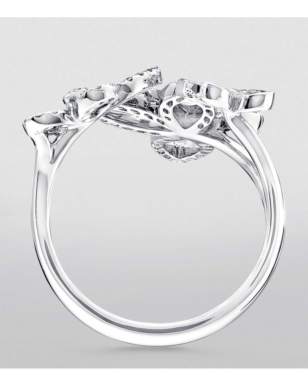 Graff White And Diamond Butterfly Ring
