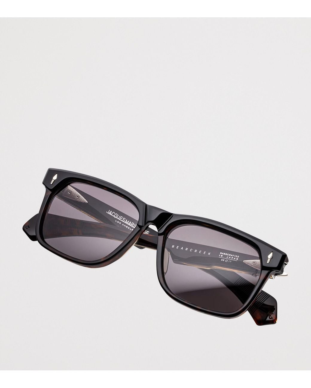 Jacques Marie Mage Black Bearcreek Square Sunglasses for men