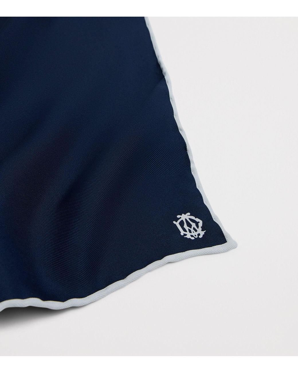 Dunhill Blue Mulberry Silk Neckerchief for men