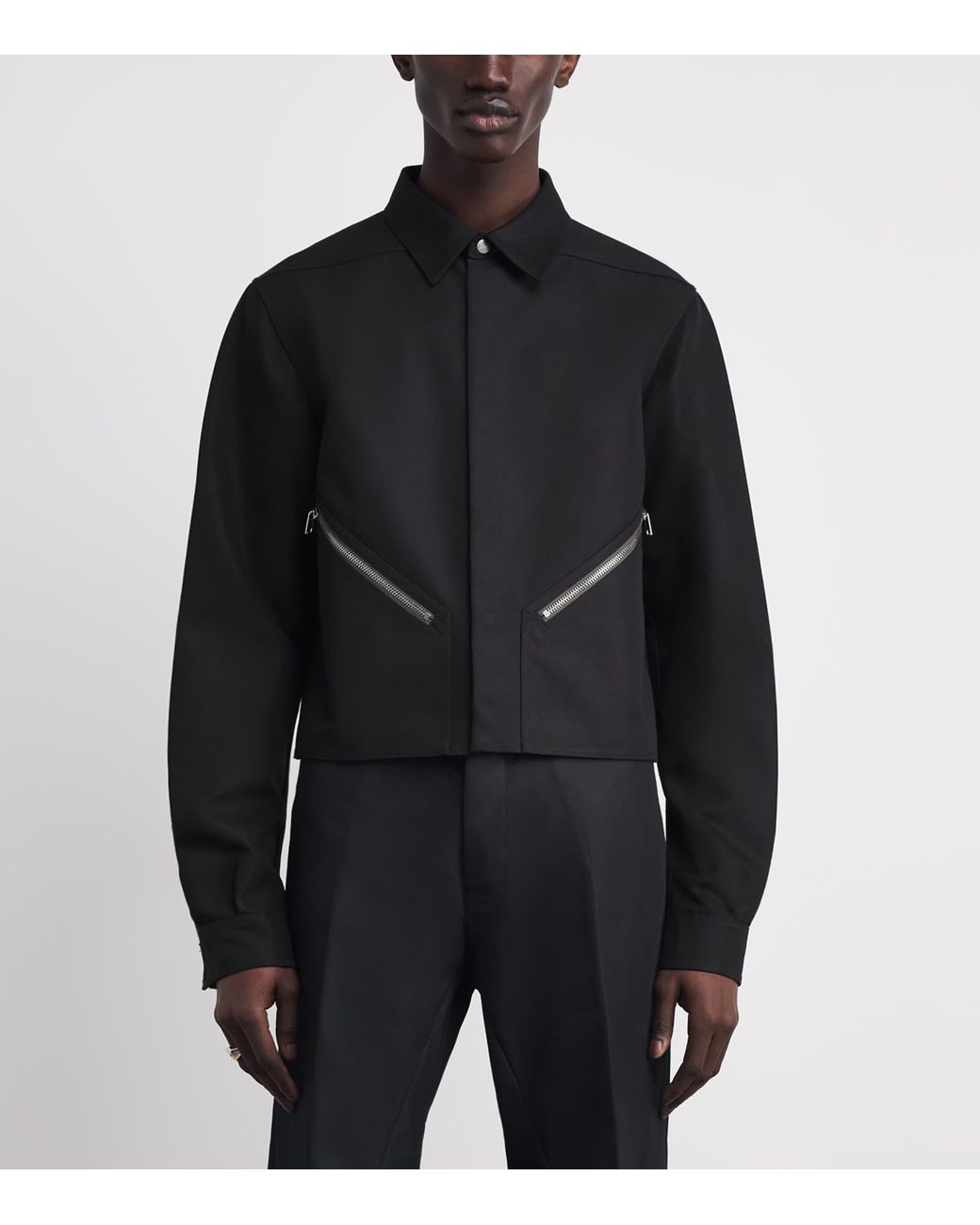 Rick Owens Tour Alice Shirt Jacket in Black for Men | Lyst