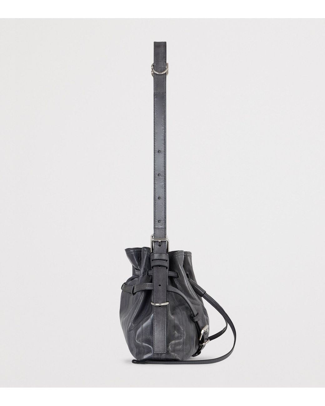 Givenchy Black Small Leather Voyou Bucket Bag