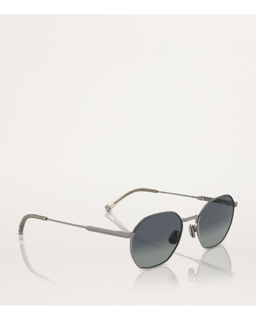 Brunello Cucinelli Gray Titanium Bc2003St Sunglasses