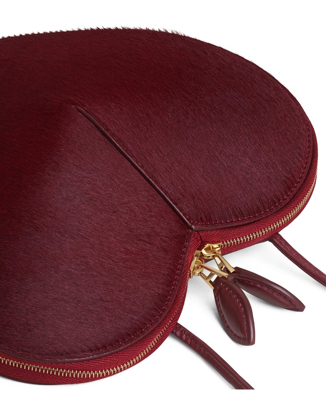 Alaïa Red Haircalf Le Coeur Shoulder Bag