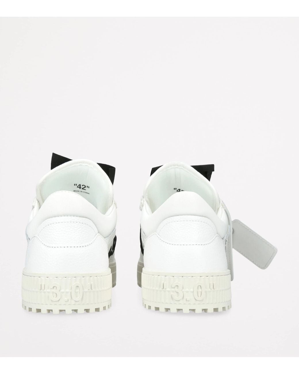 Off-White c/o Virgil Abloh White Leather Low 3.0 Sneakers for men