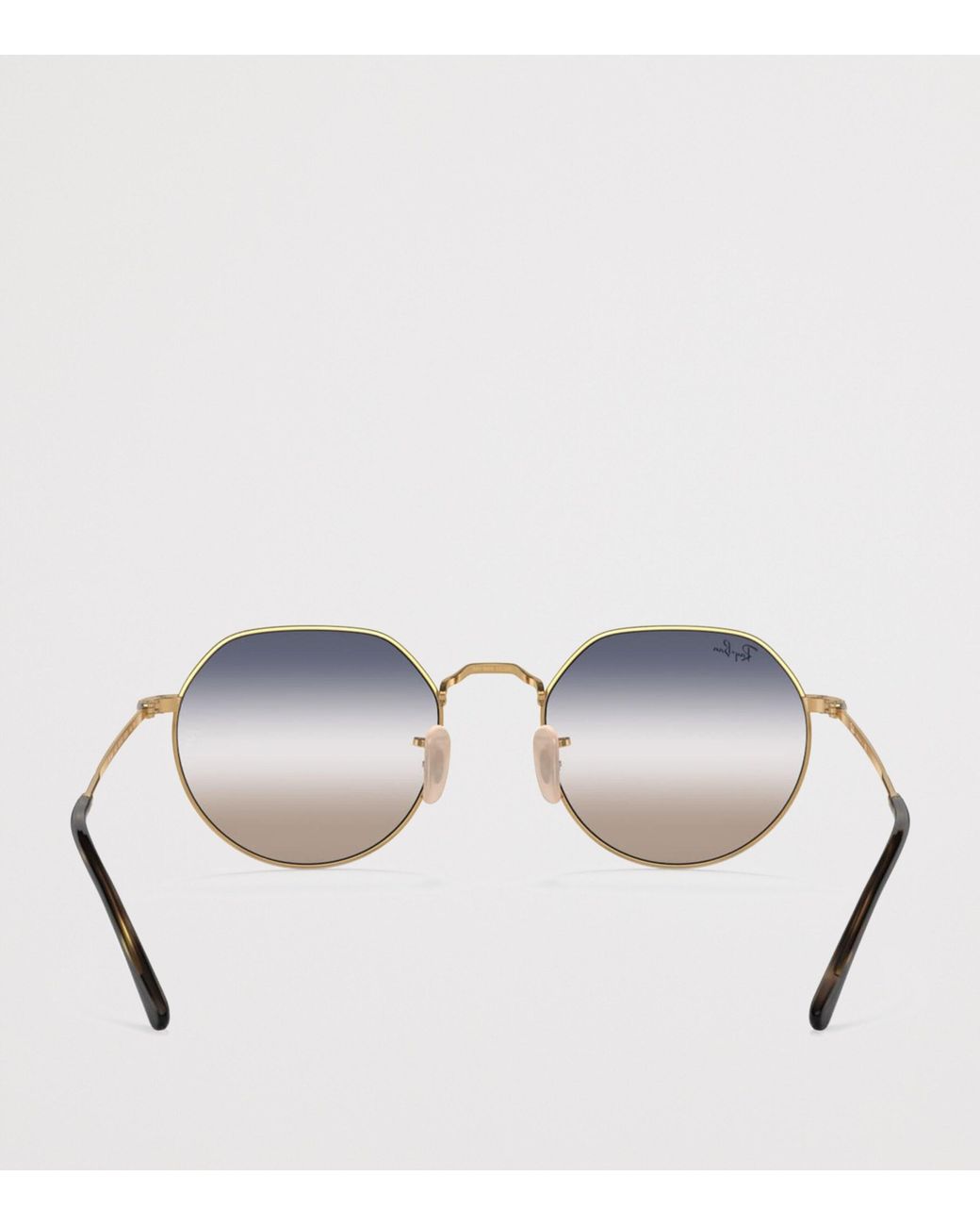 Ray-Ban Metallic Metal Jack Round Sunglasses