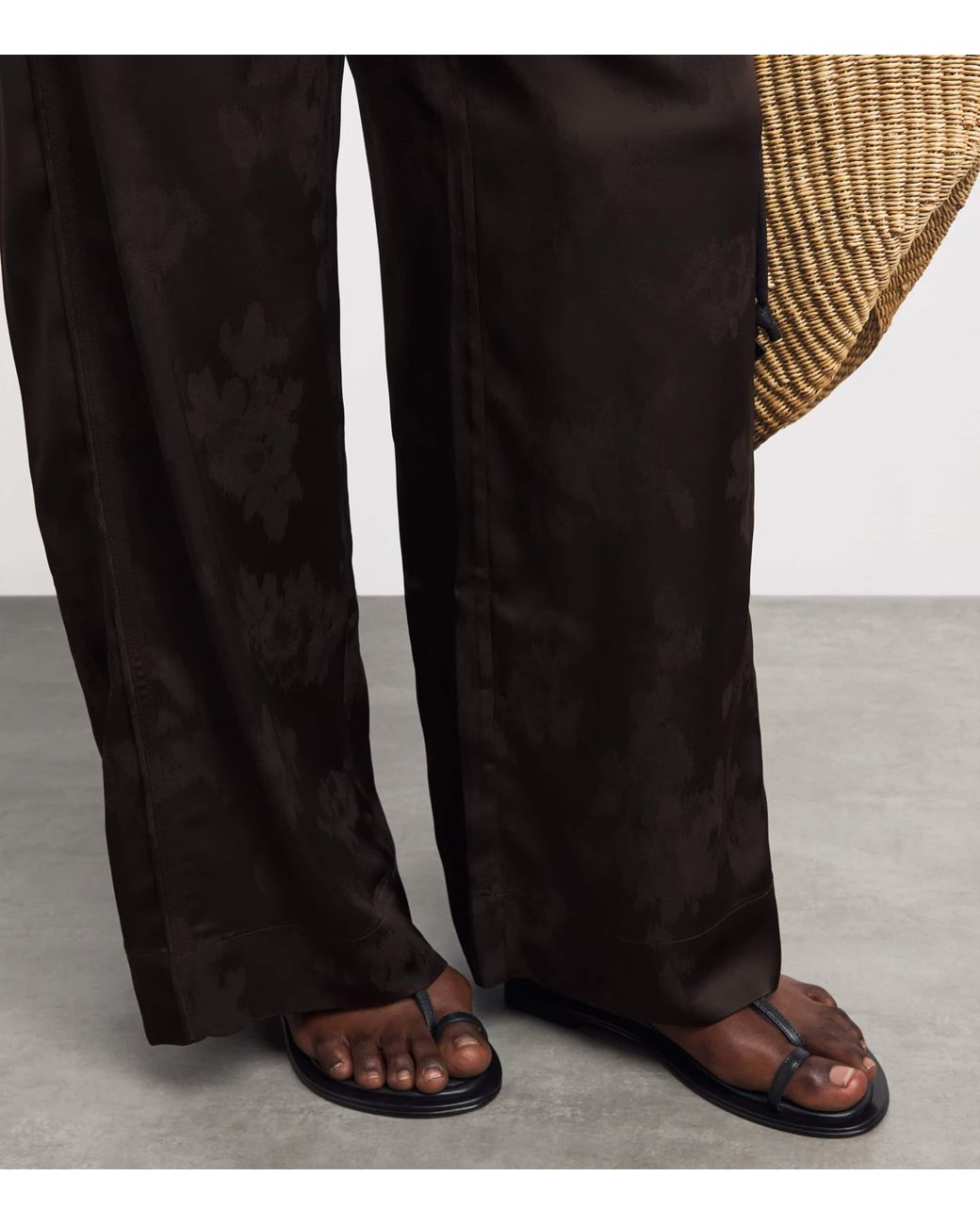 A.Emery Brown Leather Alta Sandals