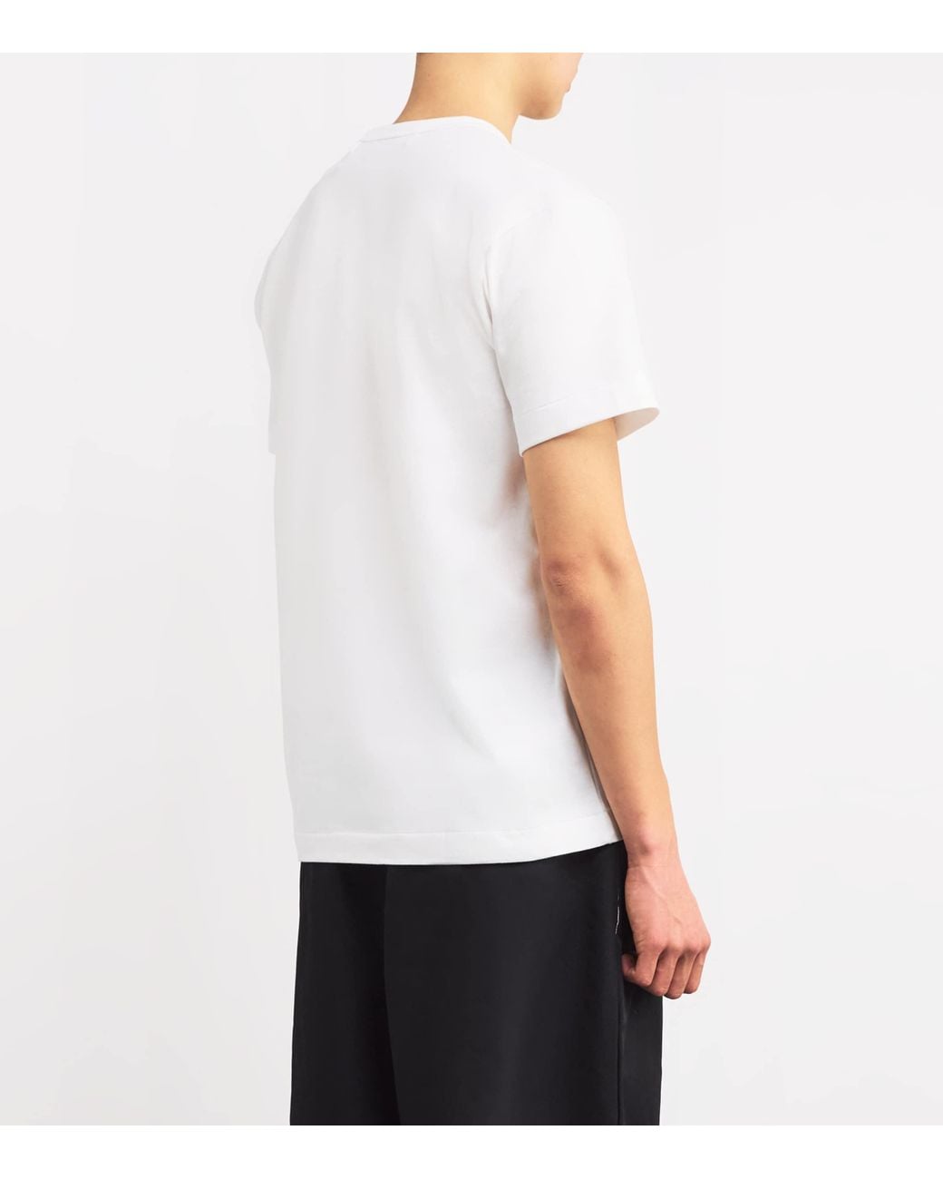 COMME DES GARÇONS PLAY Pink Heart Logo T-Shirt for men