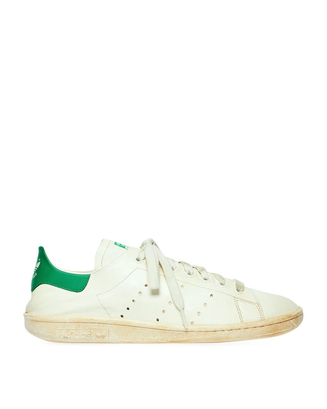 Balenciaga X Adidas Worn-out Stan Smith Sneakers in Green | Lyst