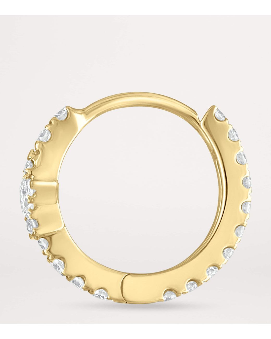 Maria Tash Metallic Diamond Star Eternity Hoop Earring