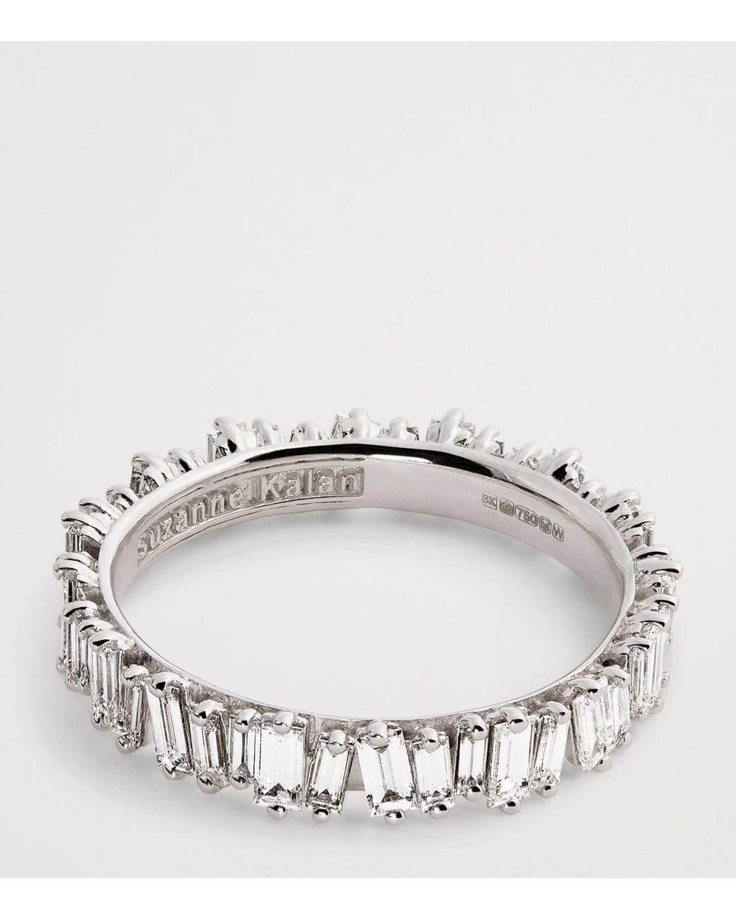 Suzanne Kalan Metallic And Diamond Classic Eternity Ring