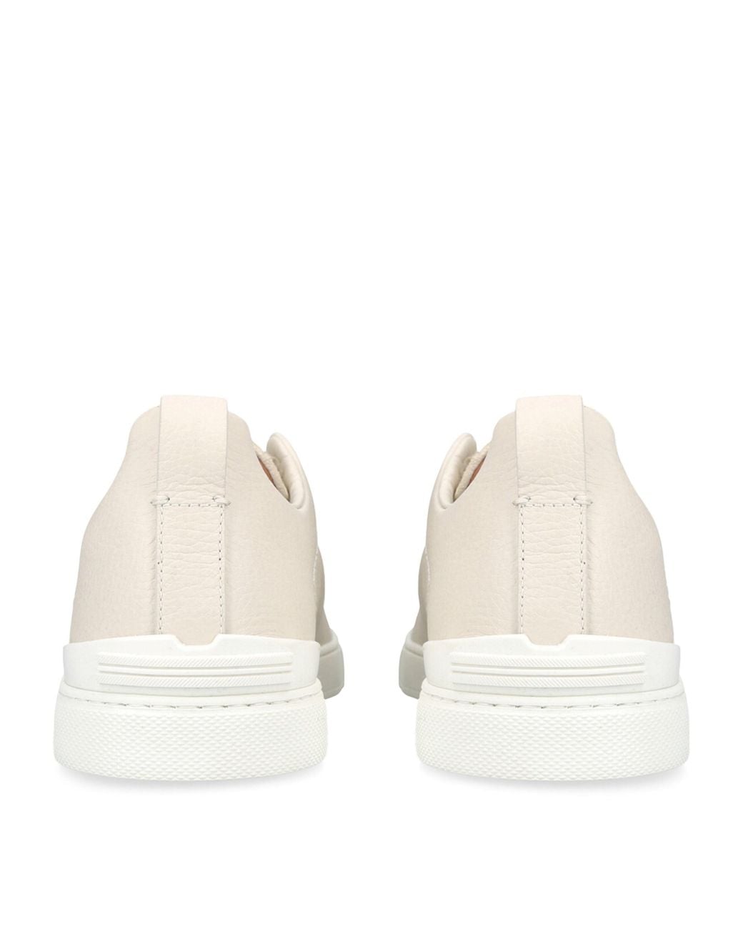 Zegna Natural Deerskin Triple Stitchtm Sneakers for men