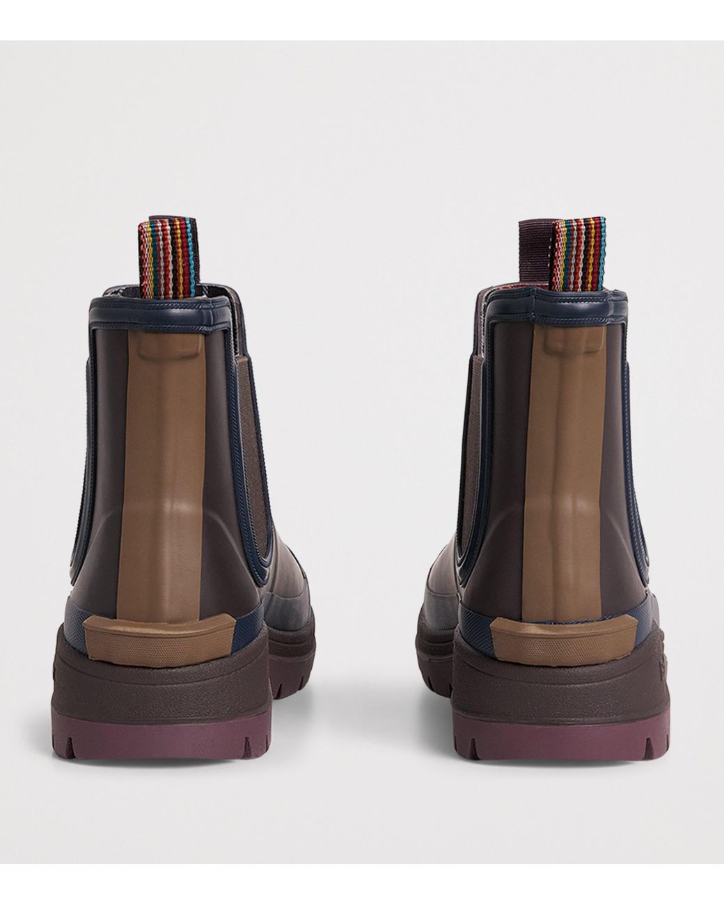 Barbour Paul Smith コラボ チェルシーブーツ Barbour X Paul Smith Chelsea Wellington Ankle Boots in Blue for