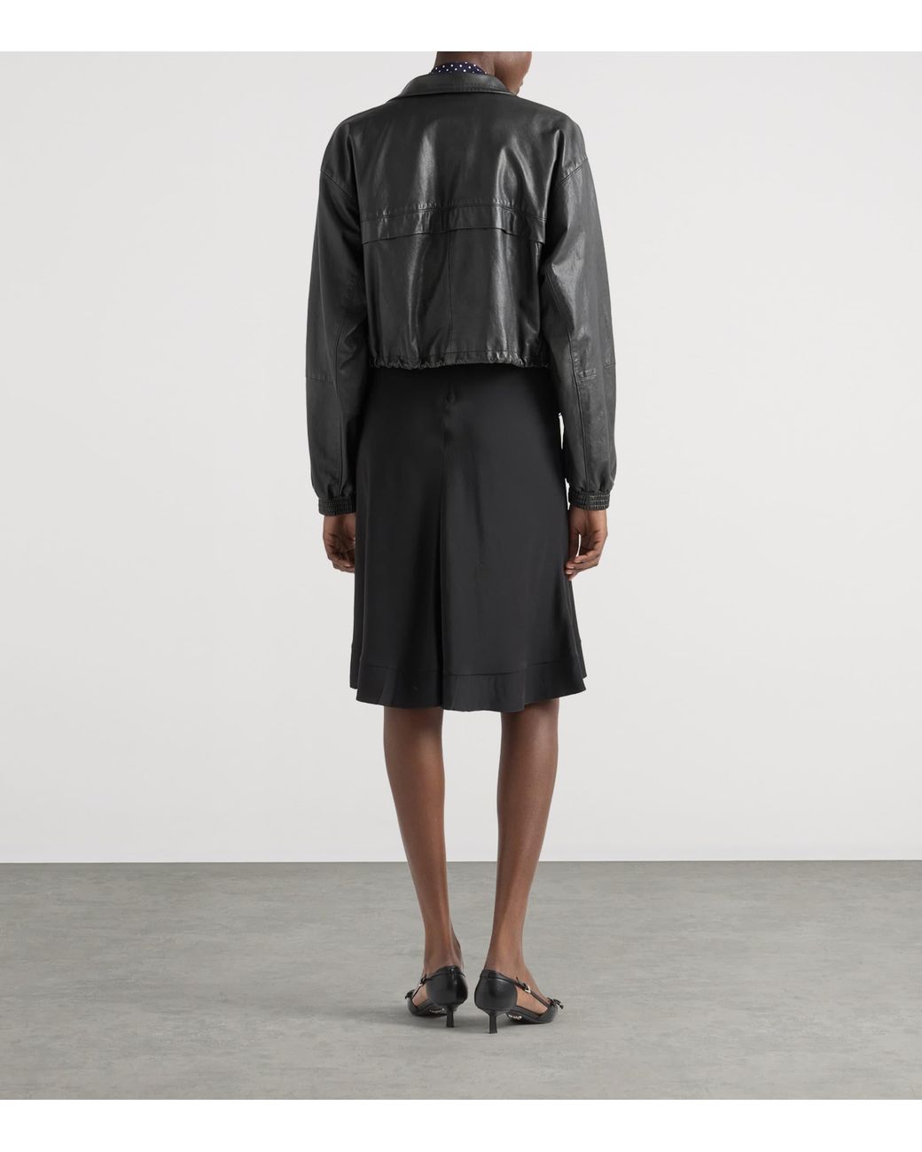 Prada Black Nappa Leather Jacket