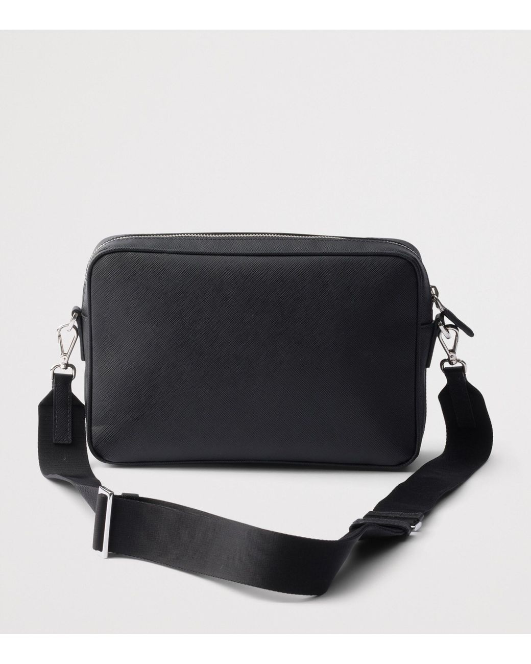 Prada Black Saffiano Leather Cross-Body Bag for men
