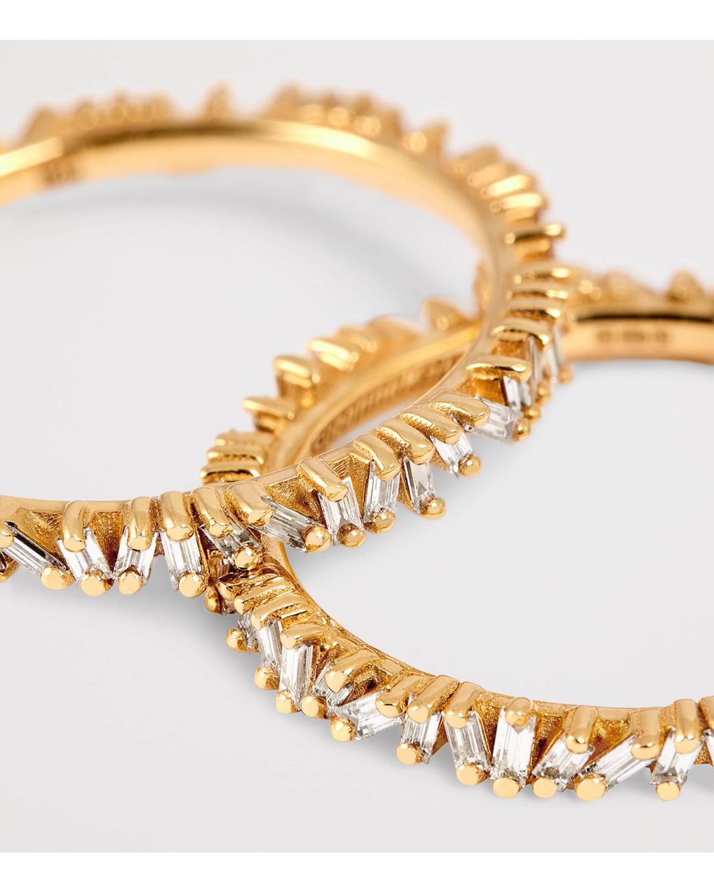 Suzanne Kalan Metallic And Diamond Tech Ring Jackets