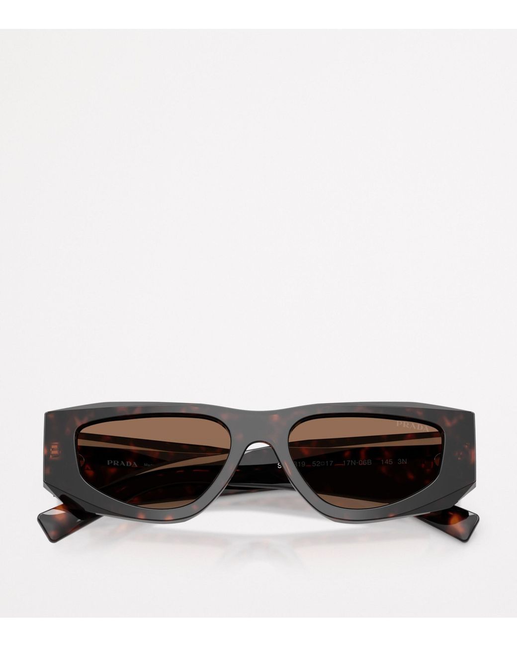 Prada Brown Acetate Pr B19S Sunglasses for men