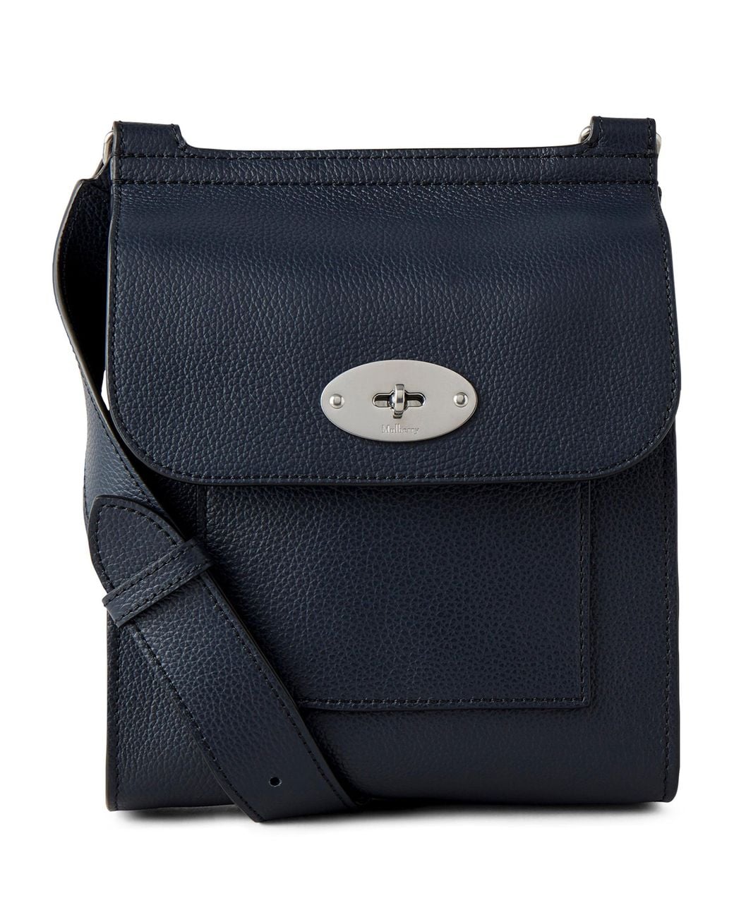 Mulberry Blue Small Leather Antony Messenger Bag for men