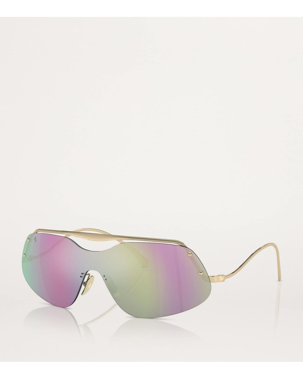 Ferrari Pink Metal Fh1007 Sunglasses