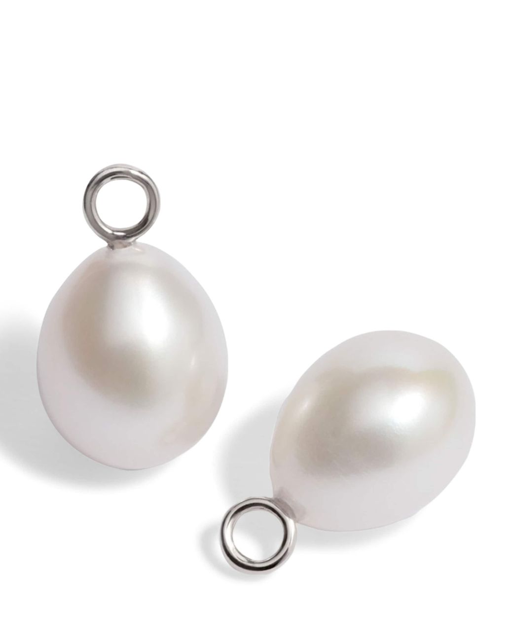 Annoushka White And Baroque Pearl Earring Drops