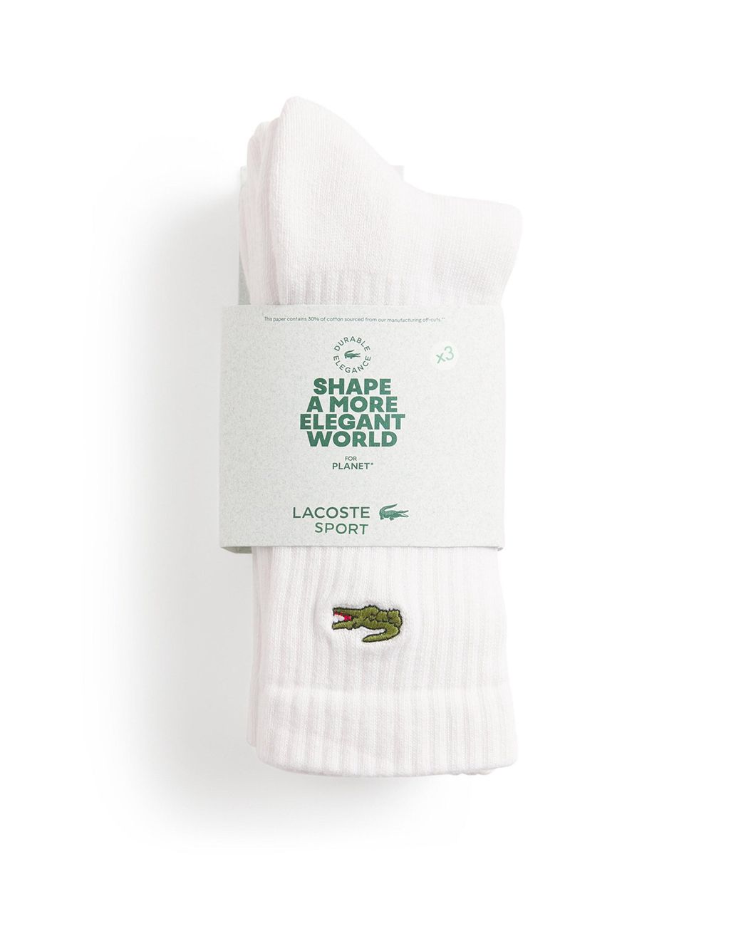 Lacoste White Sport Socks for men