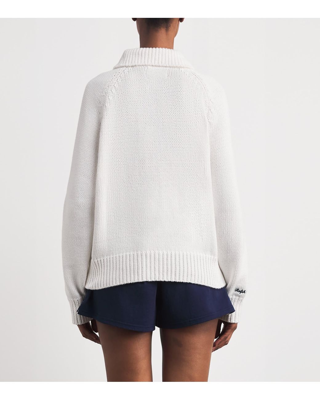 Polo Ralph Lauren White X Wimbledon Cotton Polo Sweater