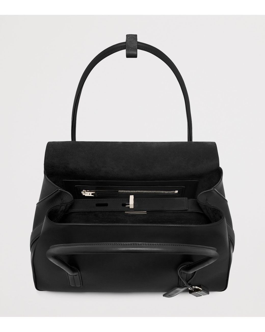 Tom Ford Black Medium Leather Eclipse Shoulder Bag