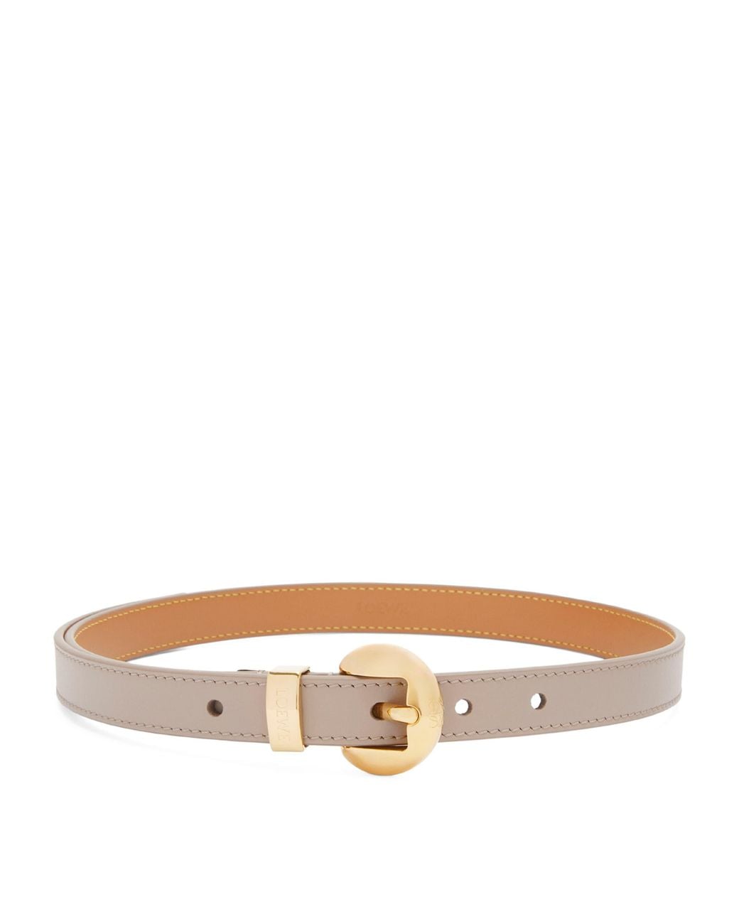 Loewe Natural Leather Pebble Belt
