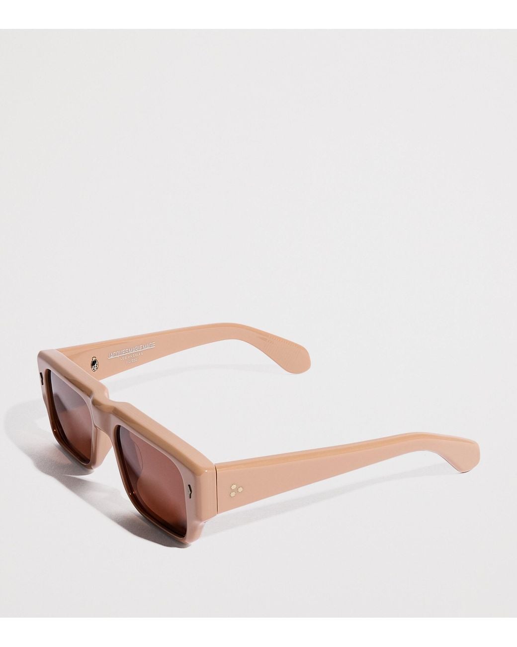 Jacques Marie Mage Brown Acetate Devoto Sunglasses for men