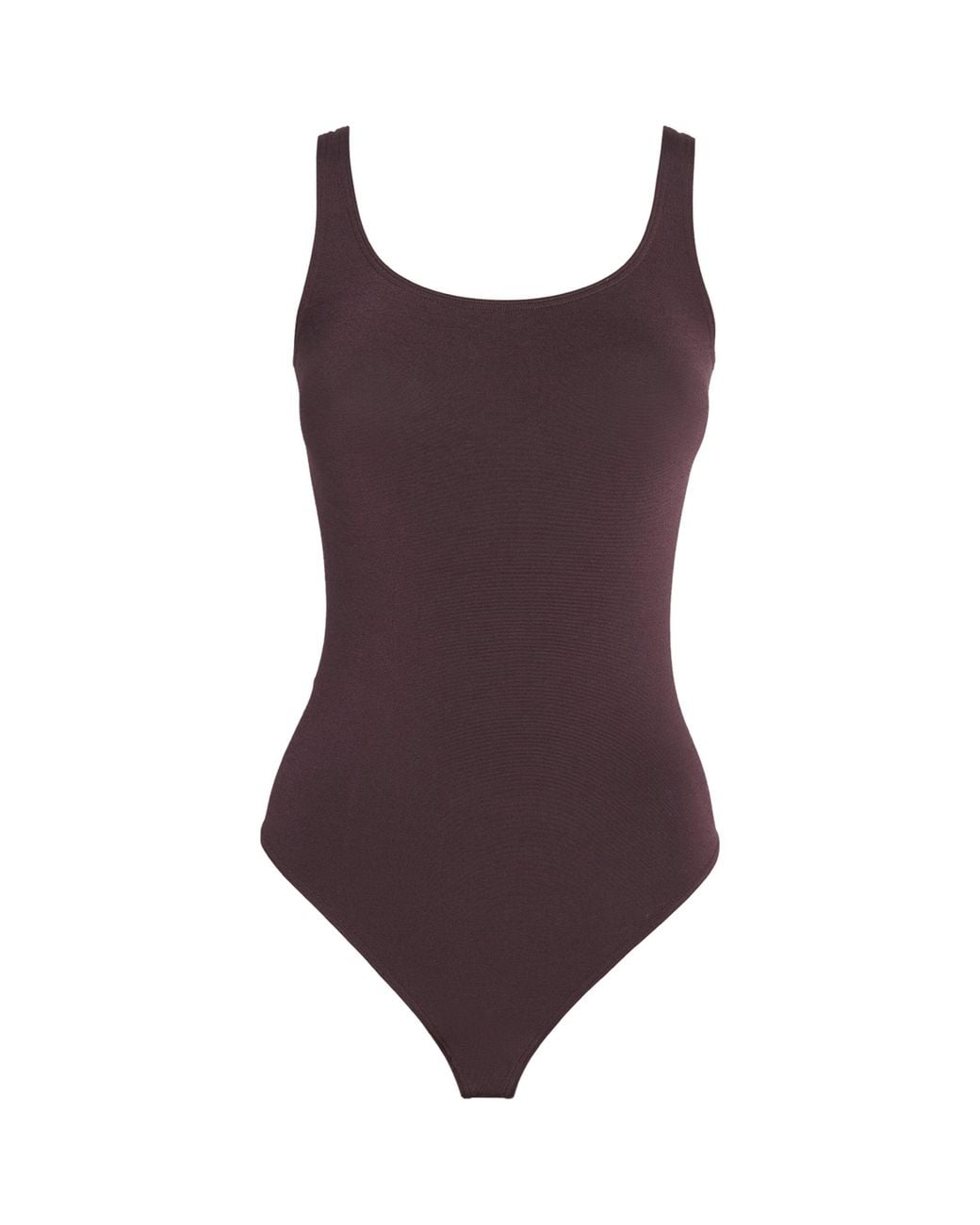 Wolford Purple Cotton-Blend Jamaika Bodysuit