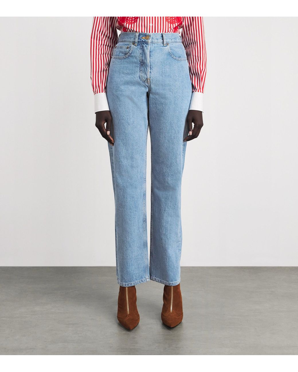 Thom Browne Blue Straight Jeans