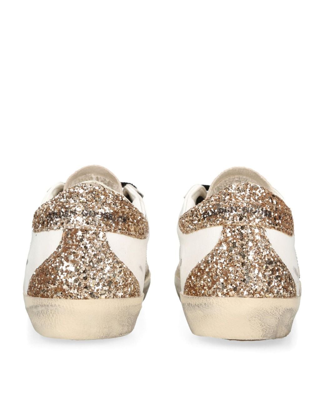 Golden Goose Deluxe Brand Natural Super-Star 82532 Leather Low-Top Trainers